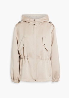 Brunello Cucinelli - Shell hooded jacket - Neutral - IT 42