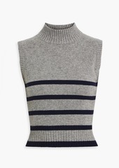 Brunello Cucinelli - Striped cashmere vest - Gray - XS