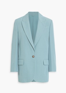 Brunello Cucinelli - Wool and cotton-blend twill blazer - Blue - IT 40