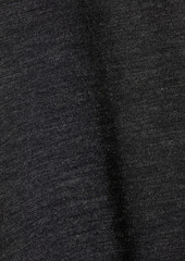 Brunello Cucinelli - Wool-blend jersey maxi dress - Gray - M