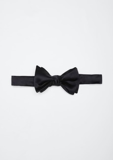 Brunello Cucinelli Basic Solid Silk and Cotton Bow Tie