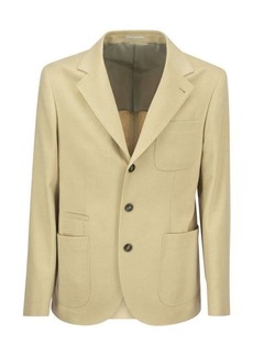 BRUNELLO CUCINELLI Camel Jacket with patch pockets