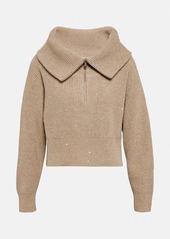 Brunello Cucinelli Cashmere and wool-blend sweater