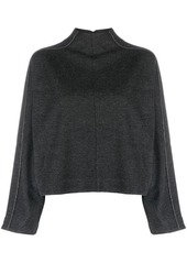 BRUNELLO CUCINELLI Cashmere blend zip sweatshirt