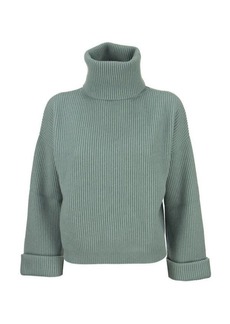 BRUNELLO CUCINELLI Cashmere turtleneck sweater with monile