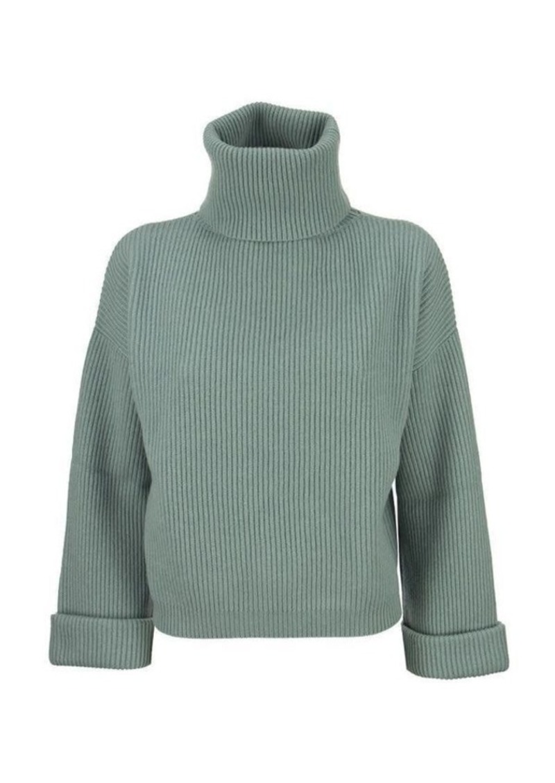 BRUNELLO CUCINELLI Cashmere turtleneck sweater with monile