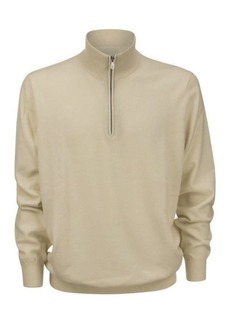 BRUNELLO CUCINELLI Cashmere turtleneck sweater with zip