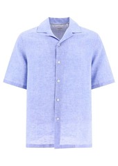 BRUNELLO CUCINELLI Chambray linen shirt