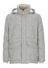 Brunello Cucinelli Coats Grey