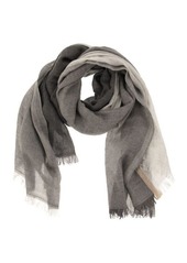 BRUNELLO CUCINELLI Colorblock cashmere and silk scarf