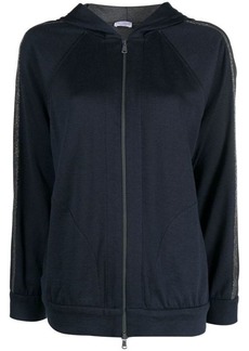 BRUNELLO CUCINELLI Cotton blend zip hoodie