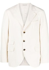 BRUNELLO CUCINELLI Cotton single-breasted jacket