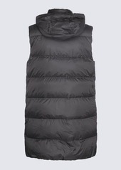 BRUNELLO CUCINELLI DARK GREY PUFFER VEST DOWN JACKET