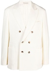 BRUNELLO CUCINELLI DOUBLE BREASTED BLAZER CLOTHING