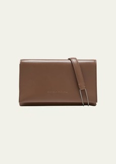 Brunello Cucinelli Flap Leather Chain Monili Shoulder Bag