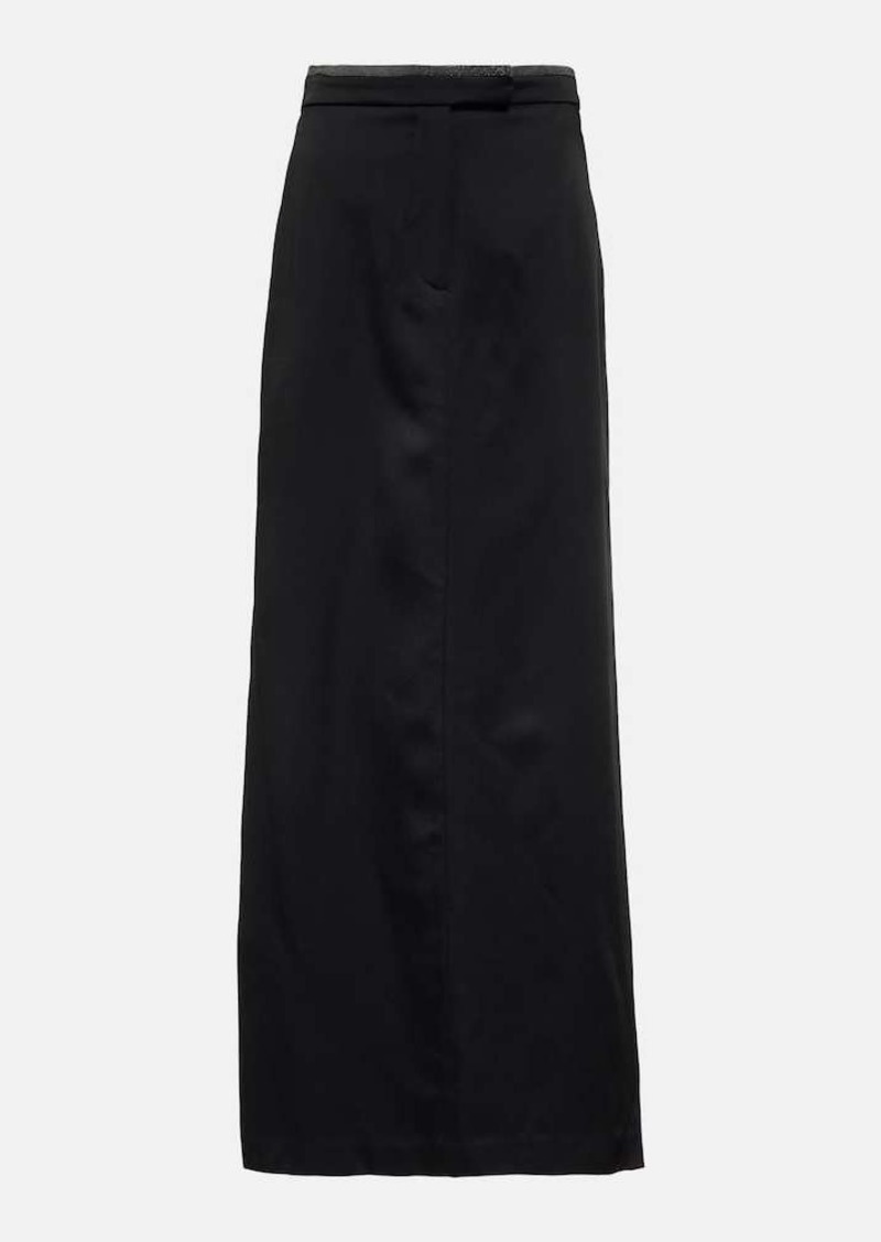 Brunello Cucinelli High-rise maxi skirt