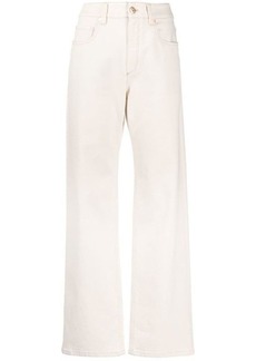 BRUNELLO CUCINELLI High-waisted straigh-fit jeans