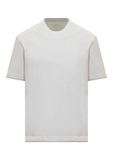 BRUNELLO CUCINELLI Jersey T-Shirt with Ribbed Hem