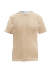 Brunello Cucinelli Layered cotton T-shirt