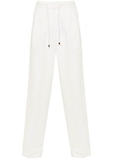 BRUNELLO CUCINELLI Linen and cotton blend trousers