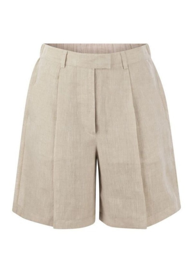 BRUNELLO CUCINELLI Linen Shorts