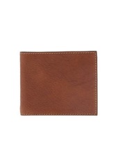 Brunello Cucinelli Logo-debossed grained-leather bi-fold wallet