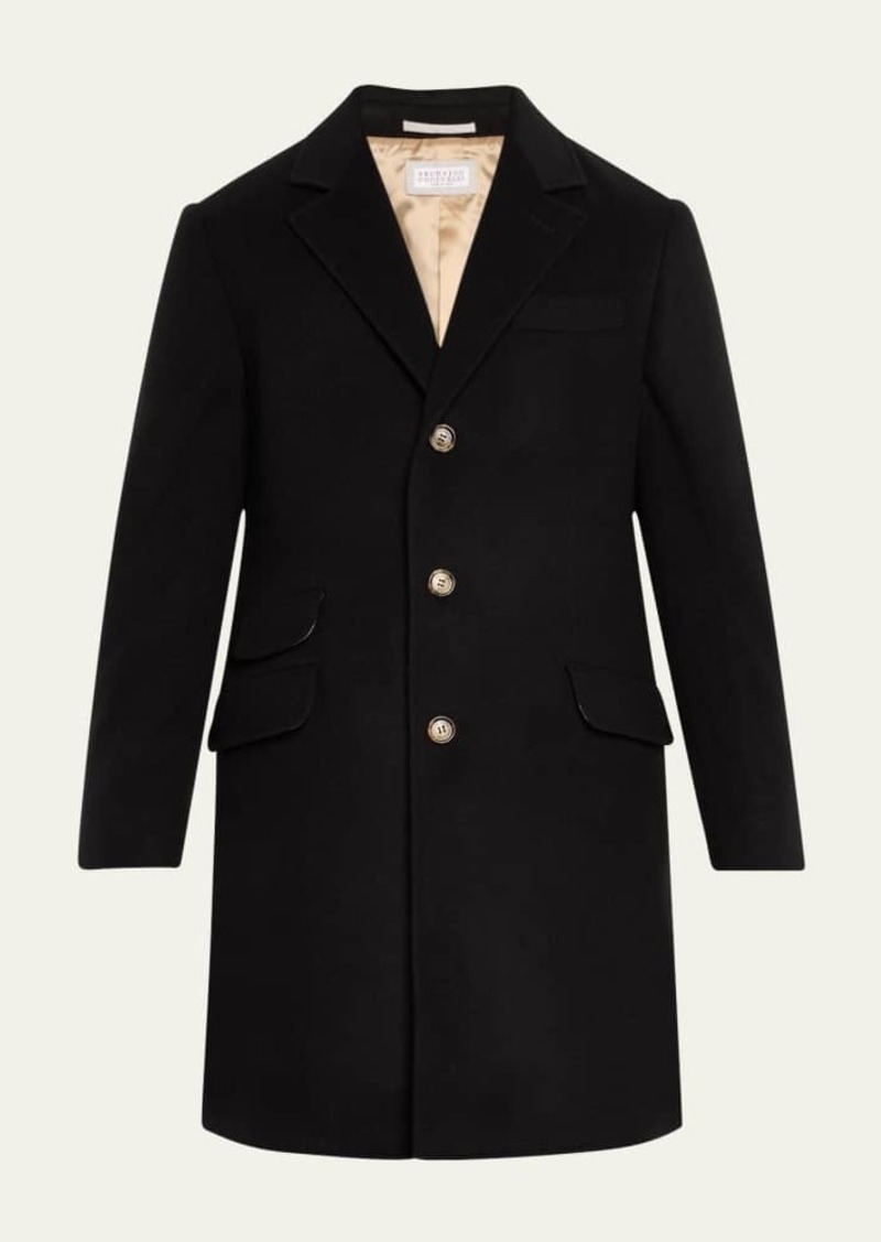 Brunello Cucinelli Men's Cashmere Topcoat