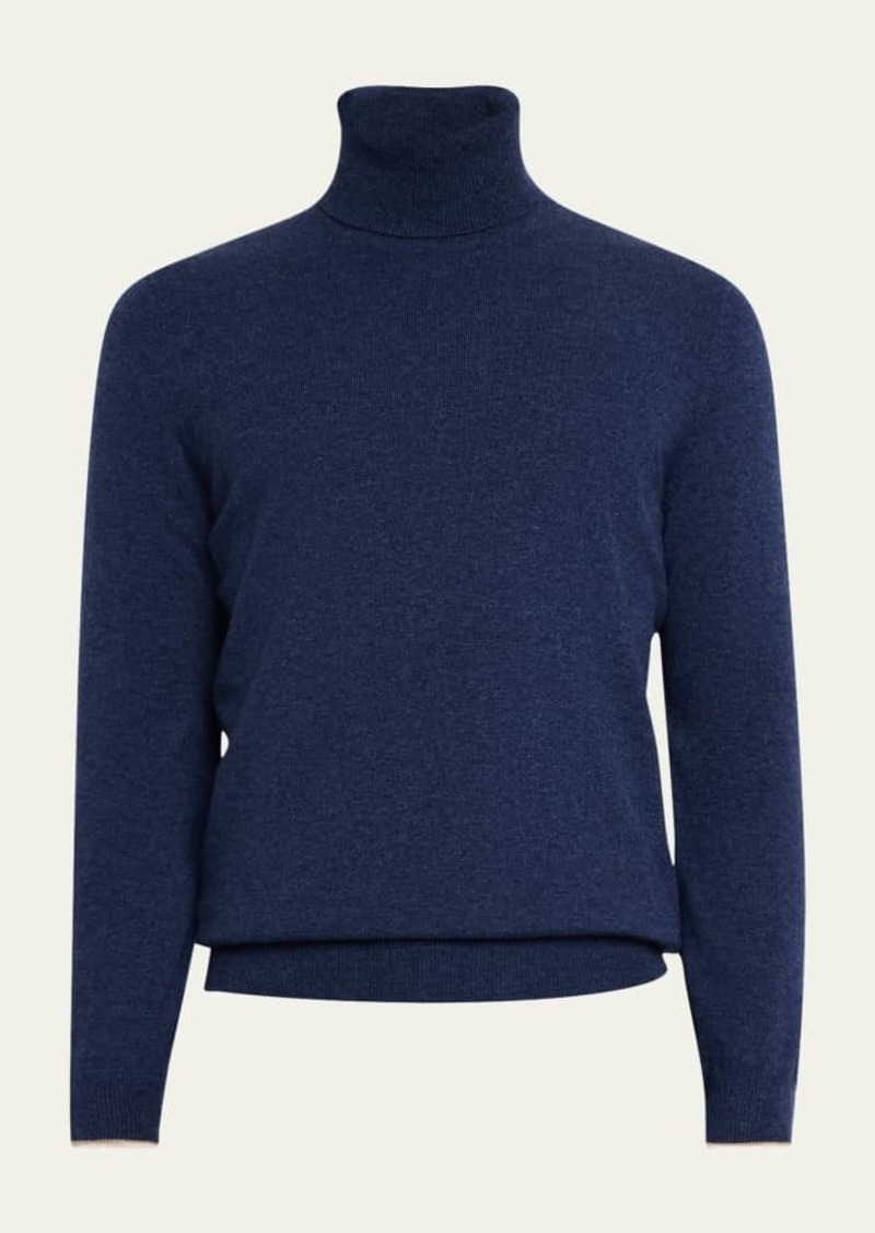 Brunello Cucinelli Men's Cashmere Turtleneck Sweater