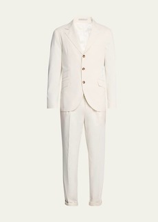 Brunello Cucinelli Men's Cotton-Cashmere Stretch Suit