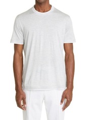 Brunello Cucinelli Men's Slim Fit Silk & Cotton T-Shirt