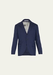Brunello Cucinelli Men's Wool Three-Button Two-Piece Suit