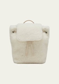 Brunello Cucinelli Mini Faux-Fur Backpack