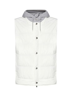 Brunello Cucinelli Outerwear Puffer Hoodie Vest