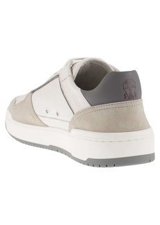 Brunello Cucinelli panelled low-top sneakers