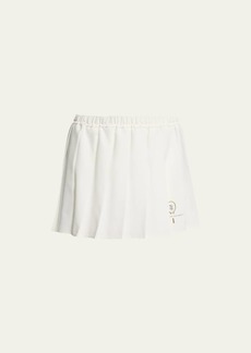 Brunello Cucinelli Pleated Tennis Skirt With Underlayer