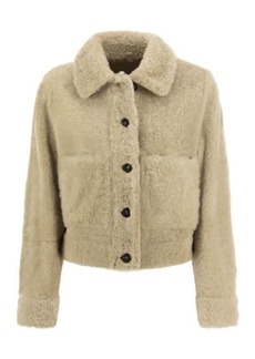 BRUNELLO CUCINELLI Reversible sheepskin jacket