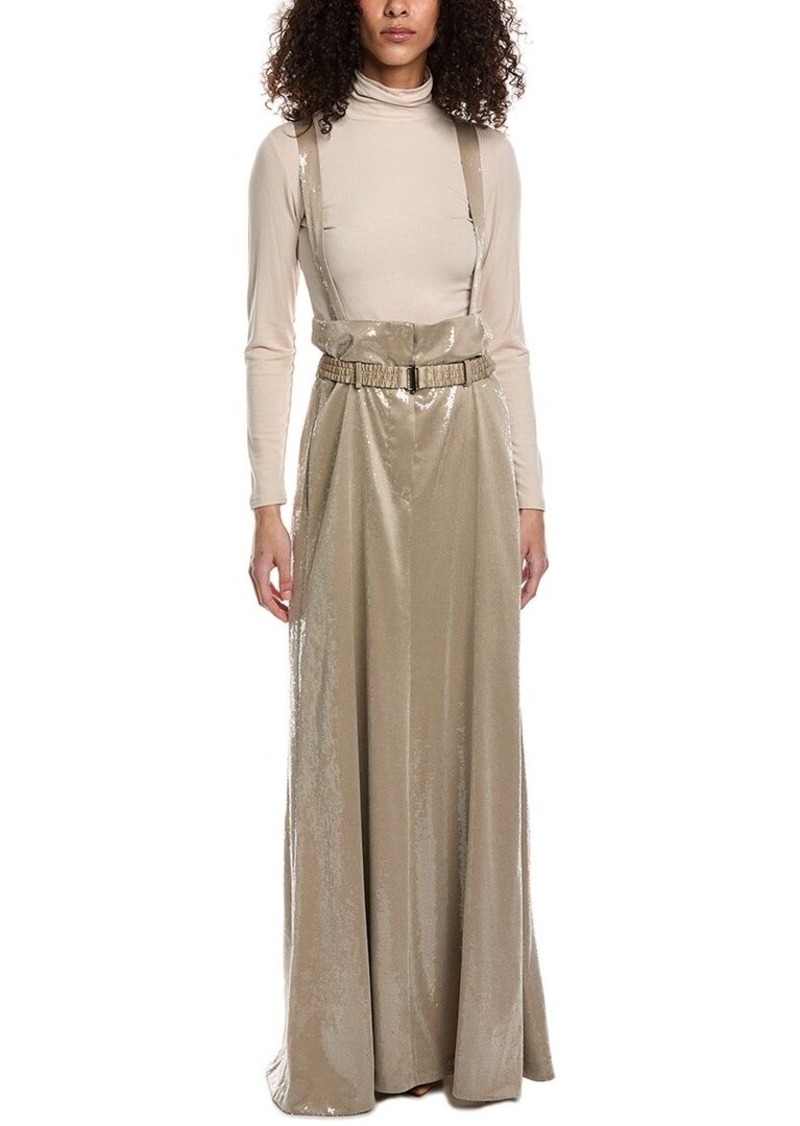 Brunello Cucinelli Silk-Blend Skirt