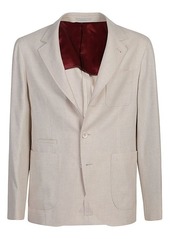 BRUNELLO CUCINELLI Single-breasted cashmere jacket