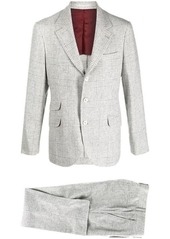BRUNELLO CUCINELLI Single-breasted checked suit