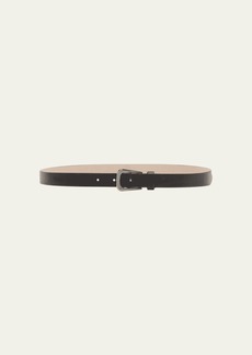 Brunello Cucinelli Skinny Leather Belt