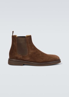 Brunello Cucinelli Suede Chelsea boots