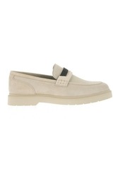 BRUNELLO CUCINELLI Suede Penny Loafer with jewellery