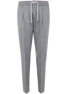 BRUNELLO CUCINELLI TROUSERS WITH DRAWSTRING CLOTHING