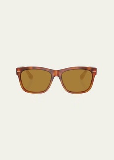 Brunello Cucinelli Two-Tone Acetate Square Sunglasses