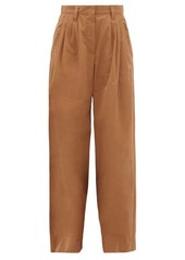 Brunello Cucinelli Wide-leg cotton-poplin trousers