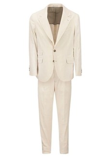BRUNELLO CUCINELLI Wool and cashmere tweed suit