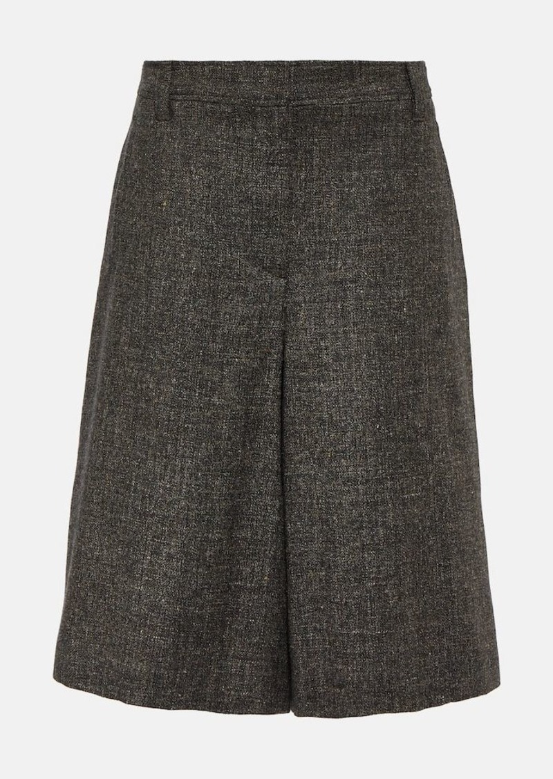 Brunello Cucinelli Wool-blend bermuda shorts