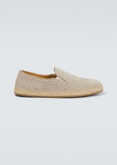 Brunello Cucinelli Woven suede espadrilles