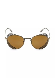 Brunello Cucinelli x Oliver Peoples Side Shield Round Sunglasses