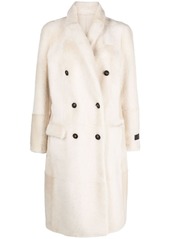 Brunello Cucinelli brushed Monili coat